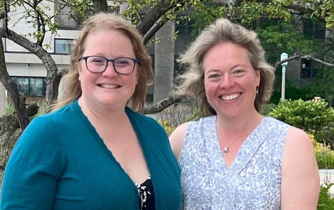Headshot of Dr. Melissa Kjelvik and Dr. Elizabeth Schultheis.