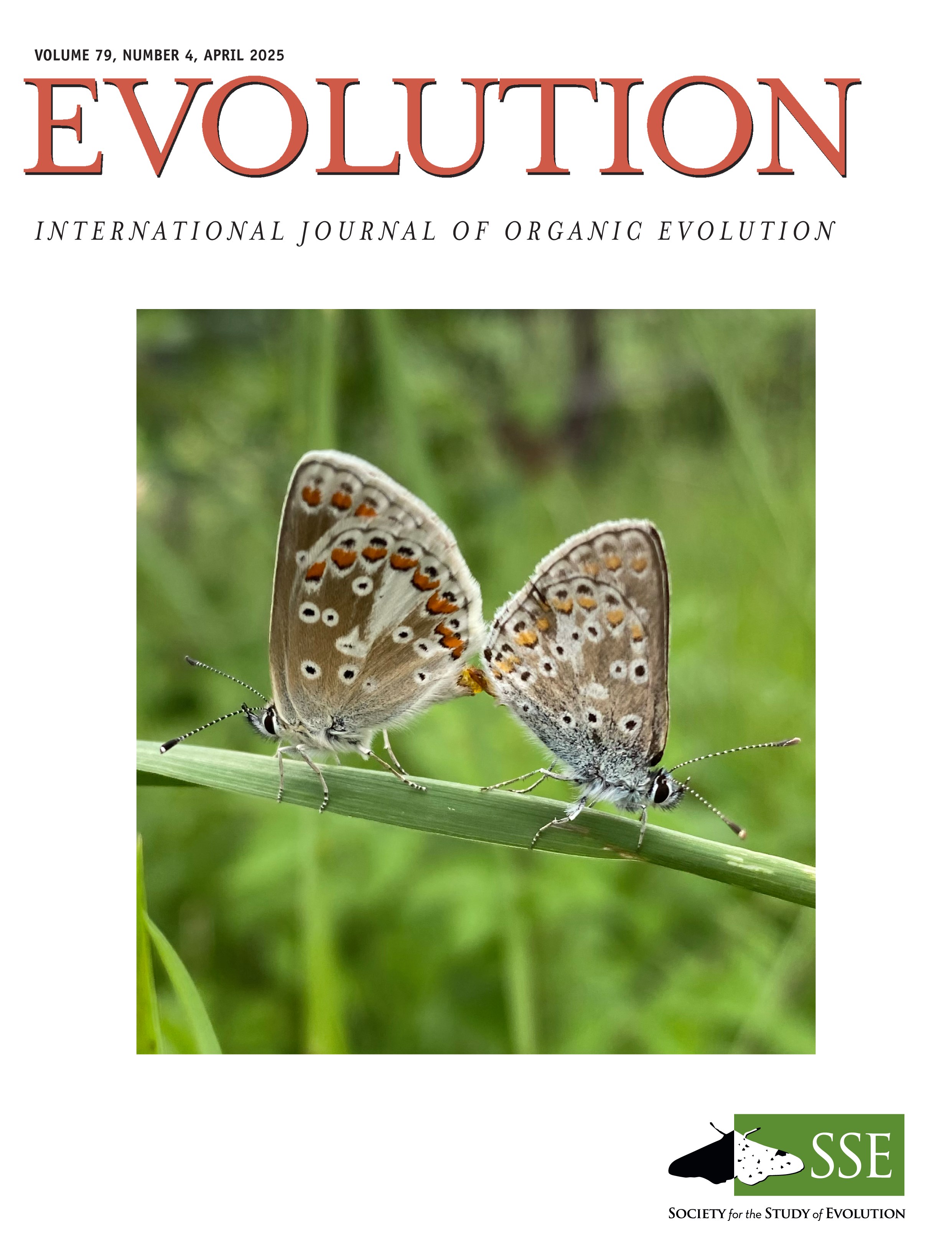 Evolution journal cover